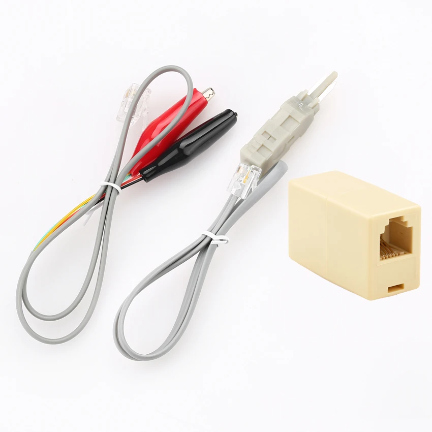 KELUSHI Fiber Tool 1set C019 Telephone Phone Line Network Cable Tester Butt Test Tester Lineman Tool Professional Device