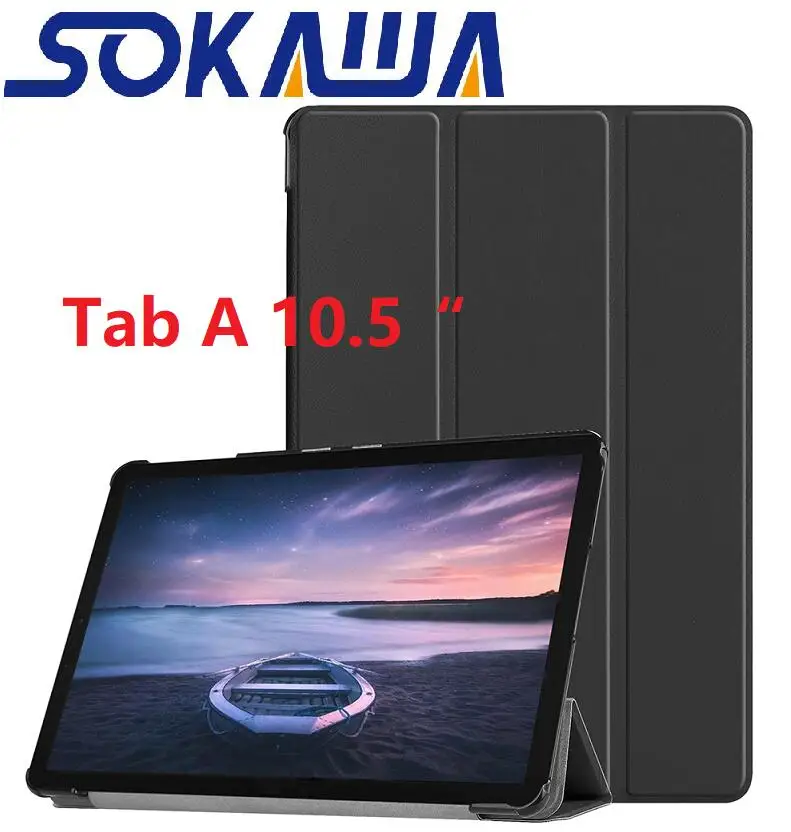 

For Samsung Galaxy Tab A 10.5 2018 Flip Case Stand Slim Magnetic Tablet Leather Smart Cover