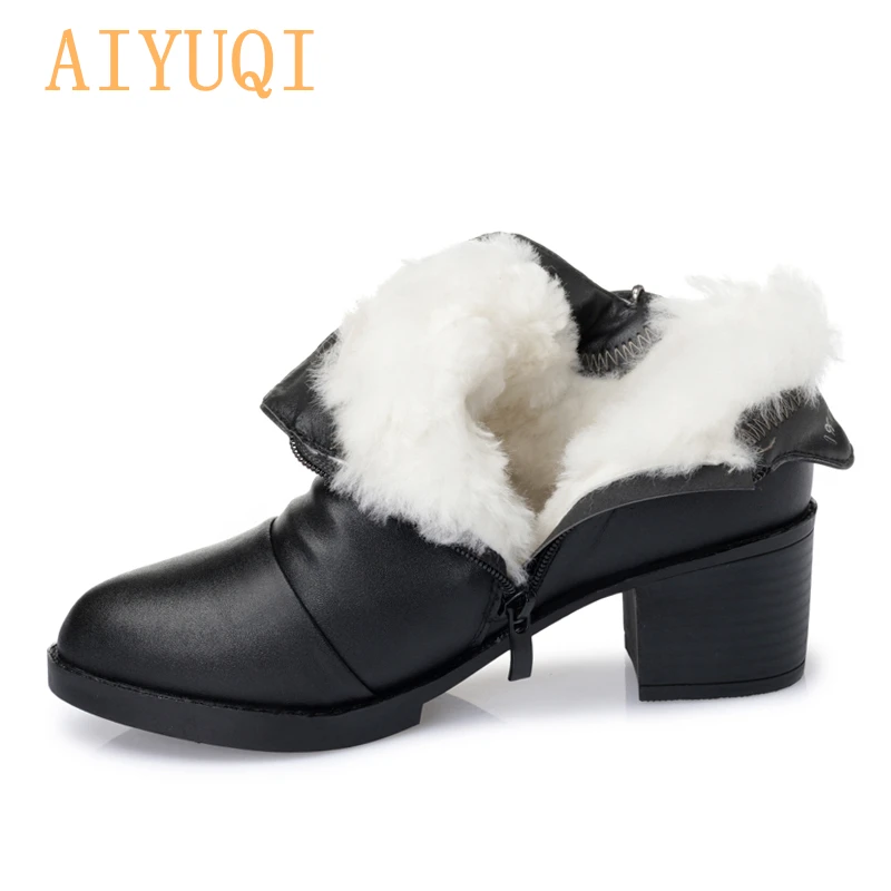 41 vert Femmes ardoisé Aiyuqi Chaude Chaussures Taille Noir De orange Bottines En Laine Bottes 43 Hiver Véritable Martin Nouvelle 42 Automne Doublure Cuir Femmes wUwB6