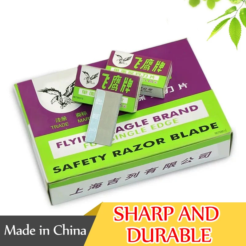 

100PCS/BOX Flying Eagle Brand Safety Razor Blade for OCA Adhesive Sticker Removing Cleaning LCD Repair Tool
