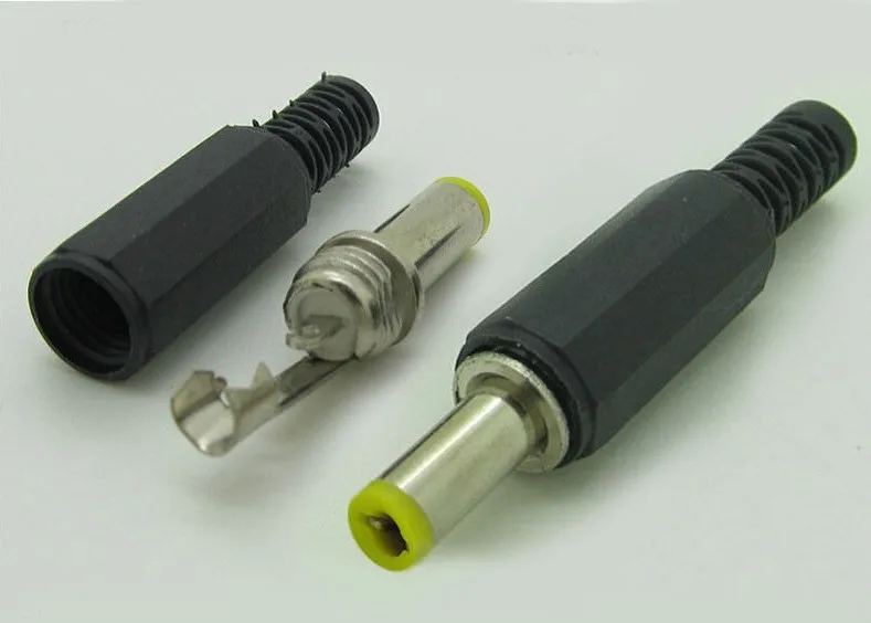

100pcs 5.5mm x 2.1 mm DC Power cable Male Plug Connector Adapter