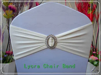 

1/2--With Oval Buckle Spandex Bands/Lycra Band/Expand Bands/Chair cover sash For Wedding Home Party Banquet Decorations