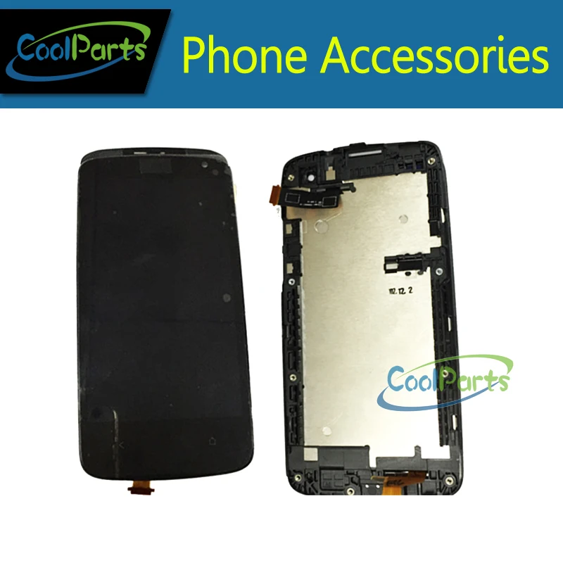

Black Color For HTC Desire 500 LCD Display With Touch Screen Digitizer Assembly With Frame Free Shipping 1PC/Lot