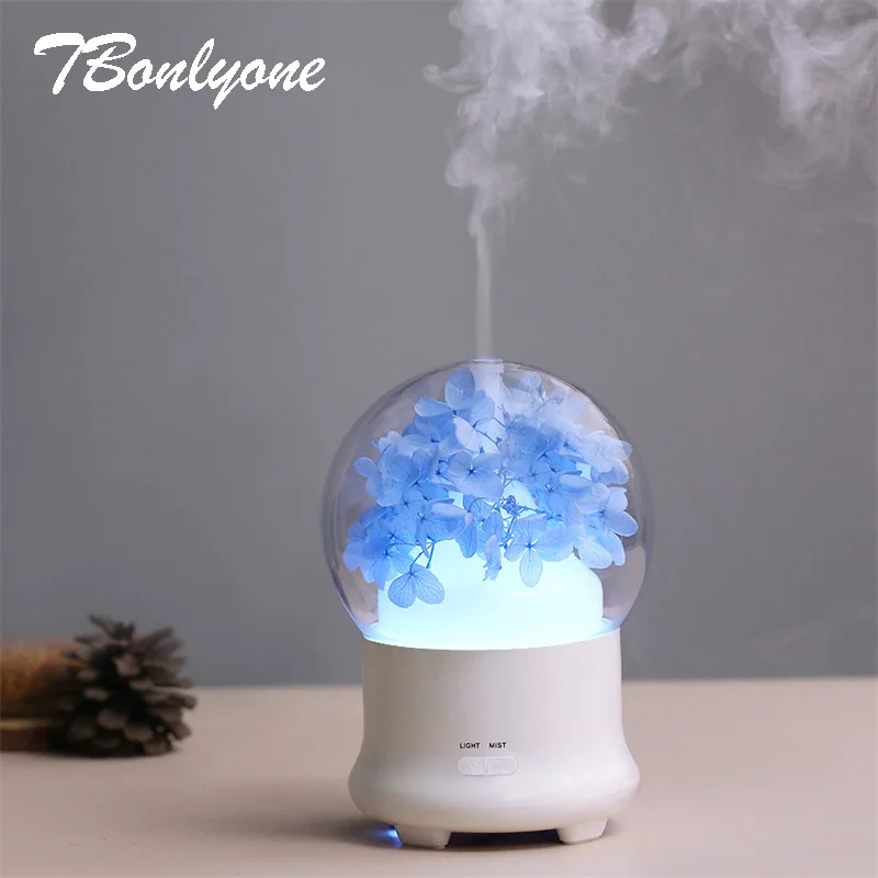 

TBonlyone 100ML Flower Aroma Lamp Ultrasonic Essential Oil Diffuser Air Aroma Diffuser Humidifier for Home Office Baby Yoga