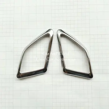 

For 2014-2017 Toyota LAND CRUISER PRADO FJ150 A Column Speaker Box Frame Cover Trims ABS Chrome Sticker Car-Styling Accessories