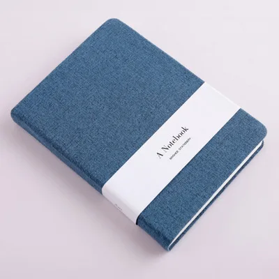 Блокнот бумажный А5 А6 личный дневник/еженедельник/ежедневник Мода Красочный пустой горизонтальный блокнот школьные канцелярские принадлежности - Цвет: Blue