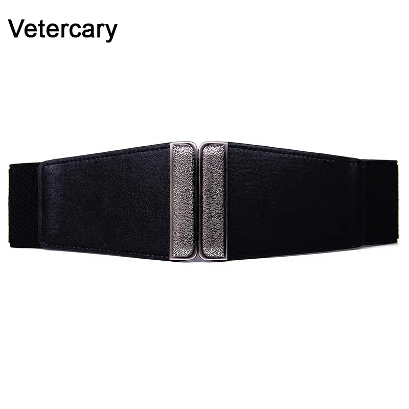 Women Cummerbunds Elastic Hot Sale Waistband Elegant Vintage Cummerbund For woman Lady Wide