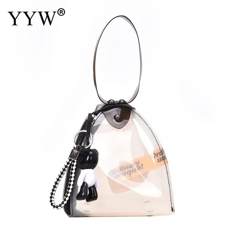 

Summer Pvc Jelly Bag For Women Quadrilateral Handbag Fashion Designer Bolsa Feminina Soft Surface Clear Crossbody Bags Cute 2019