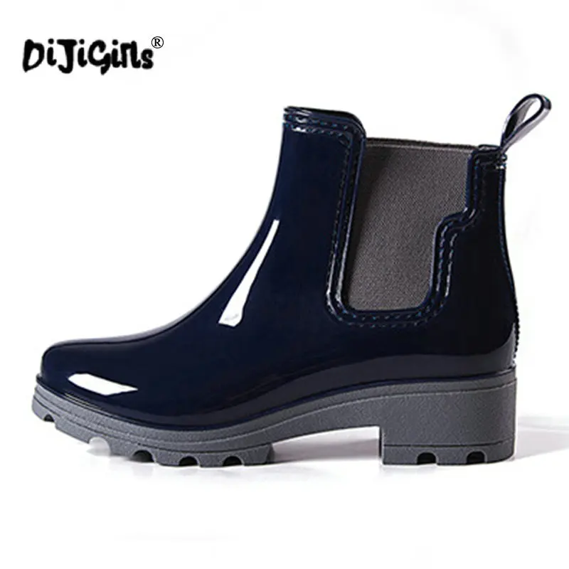 ladies rubber ankle boots