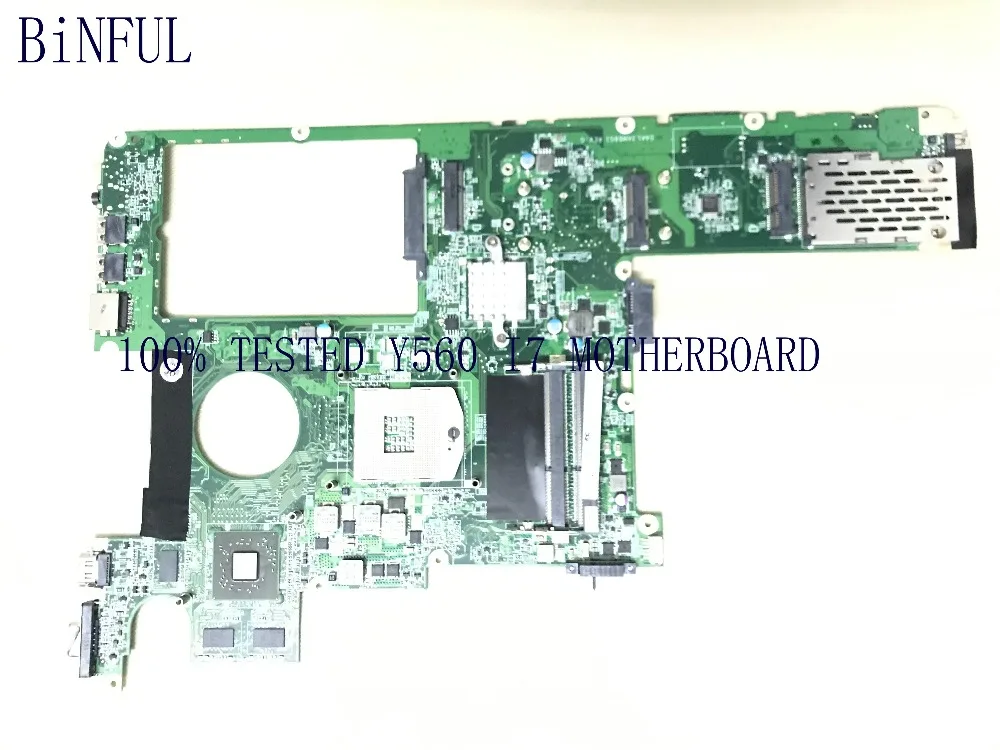 Материнская плата DAKL3AMB8G1 REV : G для ноутбука LENOVO Y560 подходит процессора I3 I5 I7 (не y560p