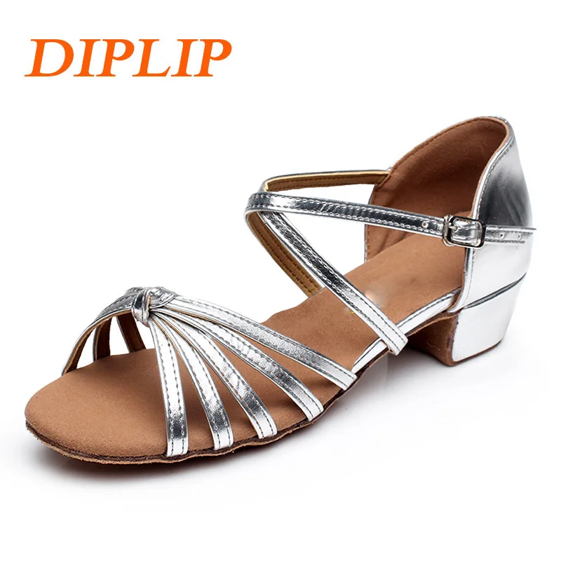 

DIPLIP New children Ballroom dance shoes Kids child girl's latin tango modern Sneakers dance shoes soft Girls Shoes Salsa
