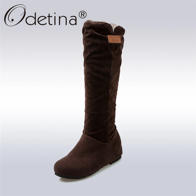 women's suede slouch boots flat