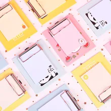 Hot Sale Cute Mini Clipboard Fruit Memo Pads Creative Office Planner Sticker Paper Stationery School Supplies Students Gift