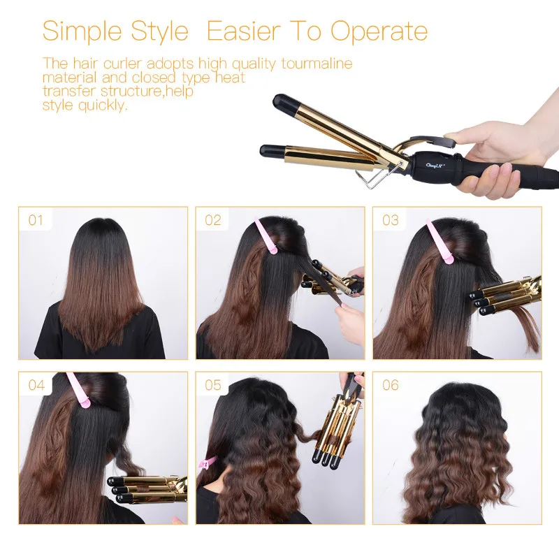 Locken mit 19 mm lockenstab – Moderne Frisuren