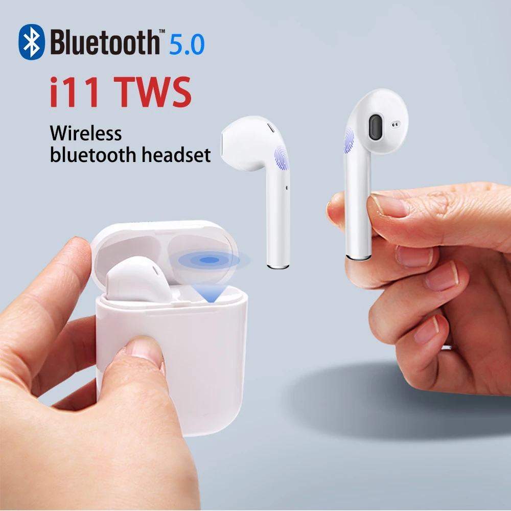 

i11 Tws Wireless earphones Bluetooth Earphones 5.0 Earbuds Touch Air pods Wireless Earphones Blutooth Headset PK i10 i12