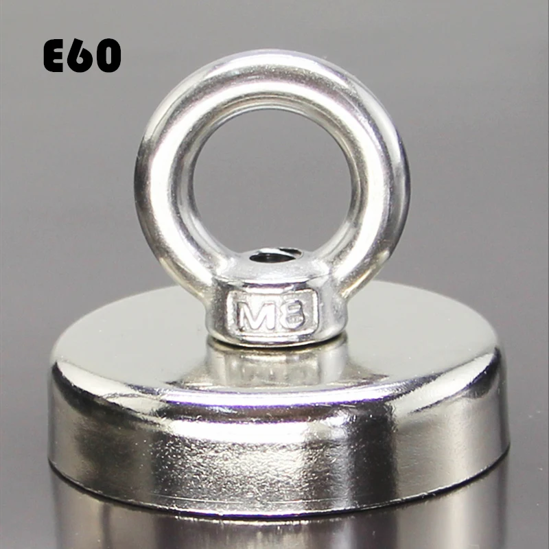 

1/3/5Pcs 60 mm super powerful neodymium magnets free shipping search magnets hook strong permanent magnets fishing salvage