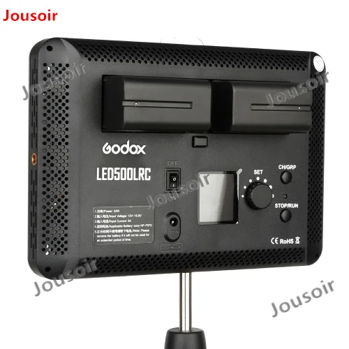 Godox-LED500LRW-5600K-500-LED-Video-Light-Lamp-Remote-for-DV-Camcorder-Camera-2-x-NP970 (1)