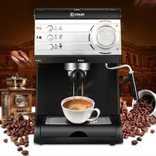 Паровая кофеварка с насосом, полуавтоматическая итальянская кофемашина, 20 бар, высокое давление, Вытяжная Цветочная кофемашина, DL-KF6001