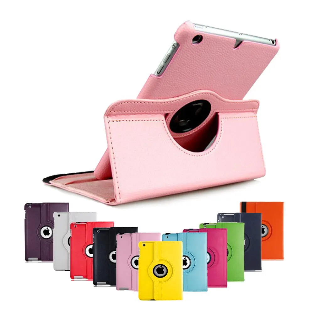 

for Apple ipad mini 1 2 3 Tablet Case 7.9 inch 360 Degree Rotating Leather Stand Flip for iPad mini 1 mini 2 mini 3 Tablet Cover