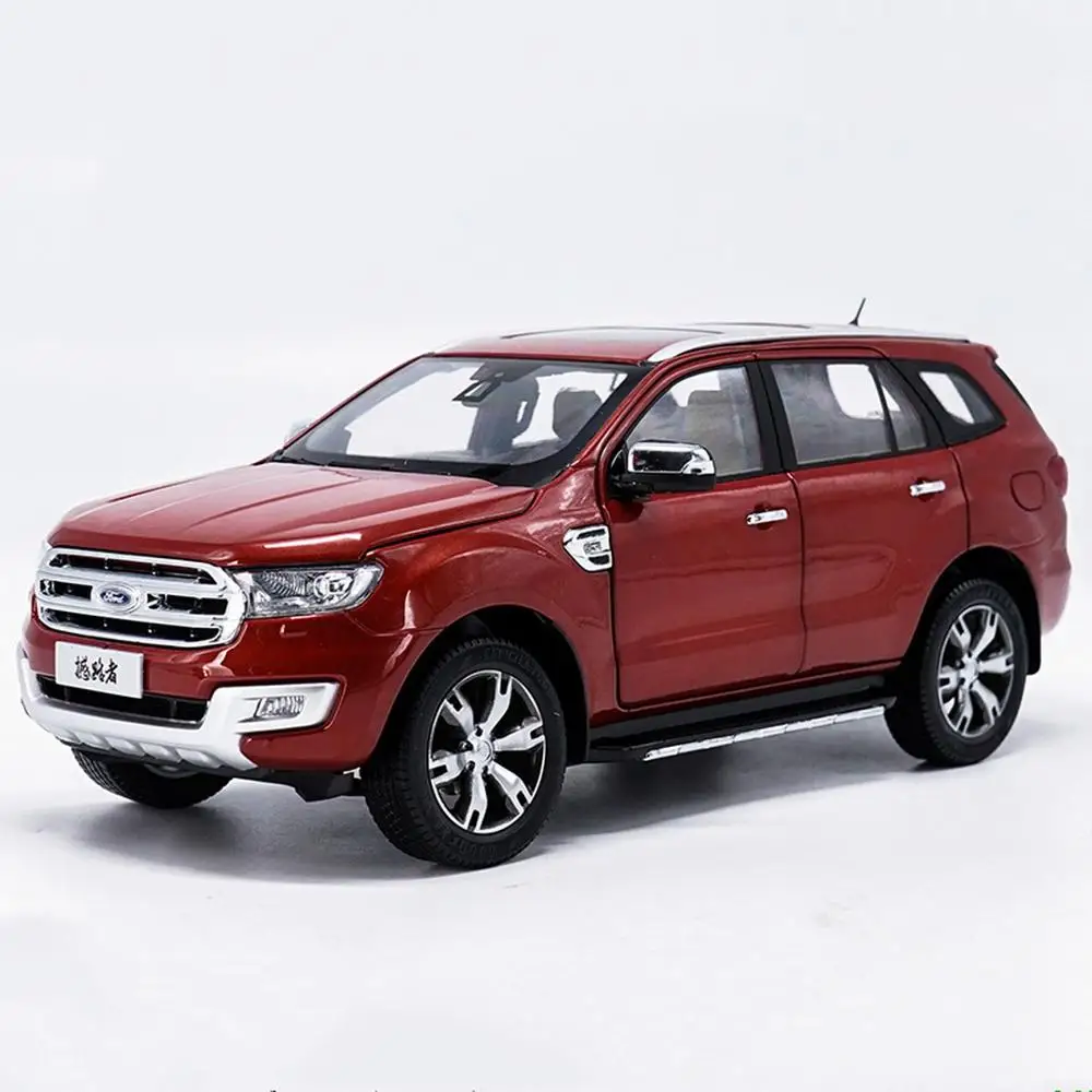 1/18 масштаб Ford Everest Титан SUV U375 красный литой автомобиль Модель Коллекция игрушек