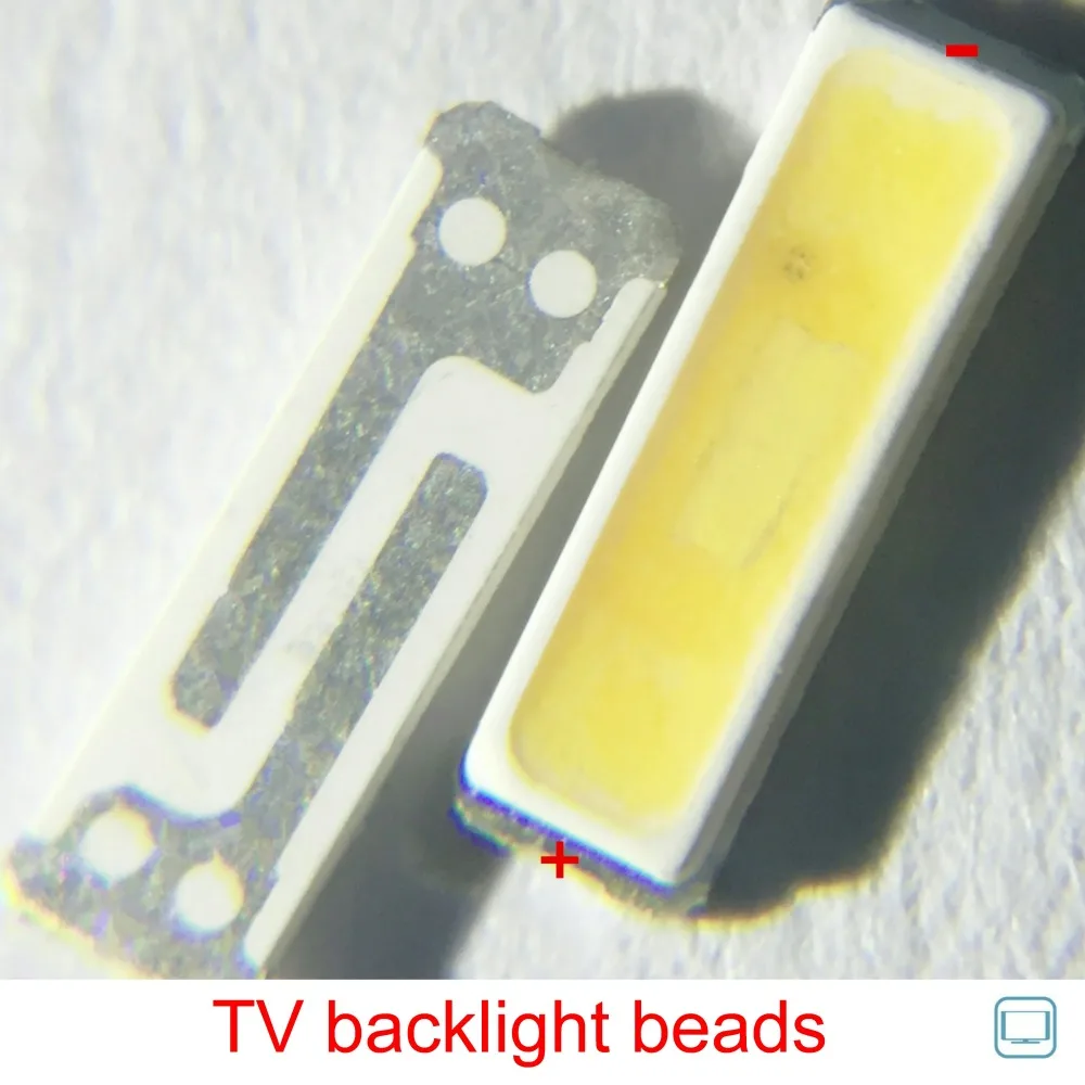100PCS  7020 3V 1W 2W 130l LM 220LM Factory Biggest Discount LED Backlight TV backlight beads Samsung Cool white 15000K
