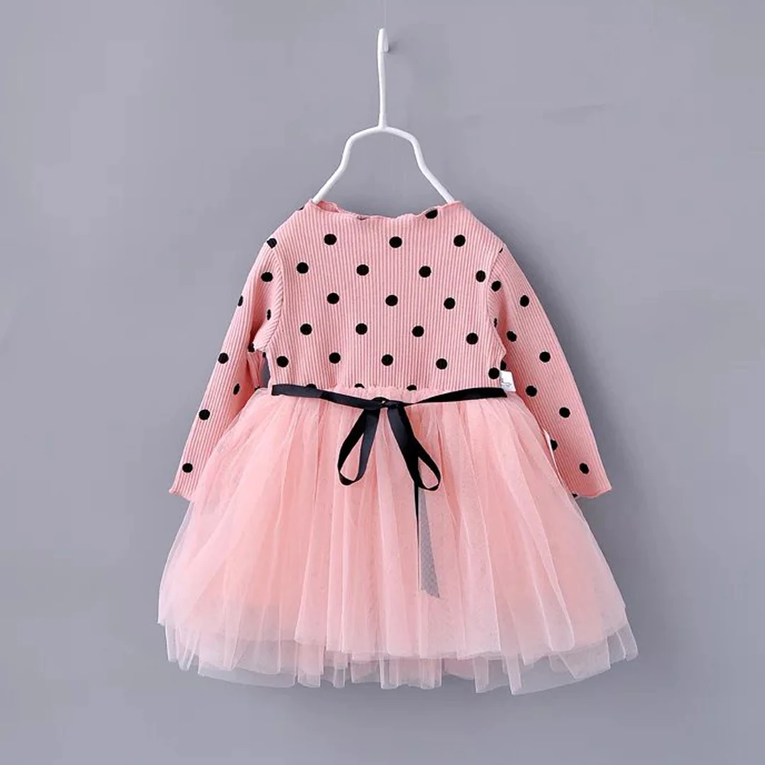 Fashion Pink Korean Little Girls Dress Kids Clothes ...