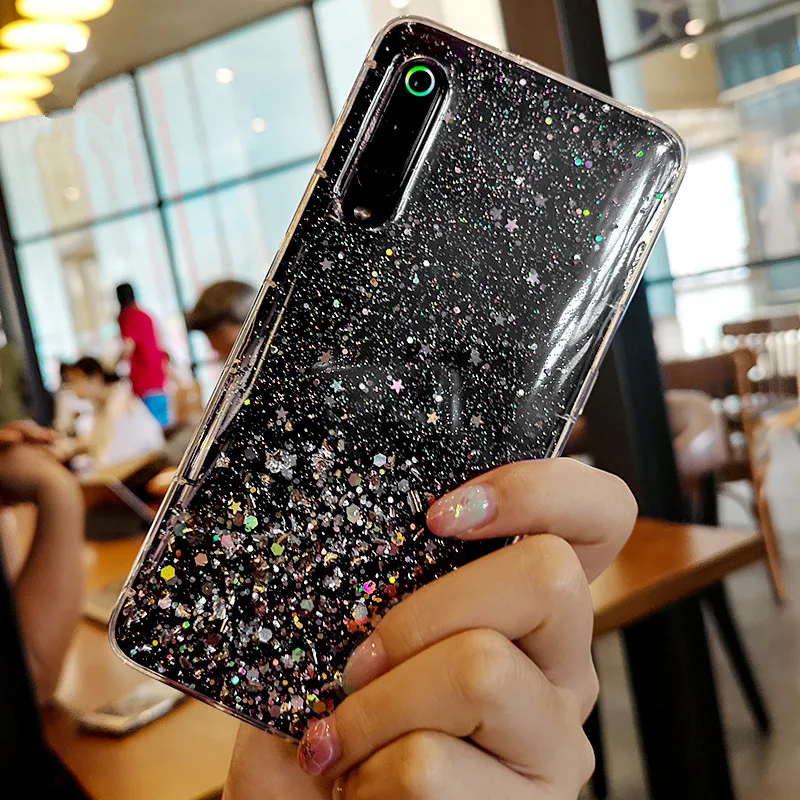 Модный Блестящий блестящий чехол для телефона Xiaomi Mi 9 8 SE lite 6 6x A2 мягкий