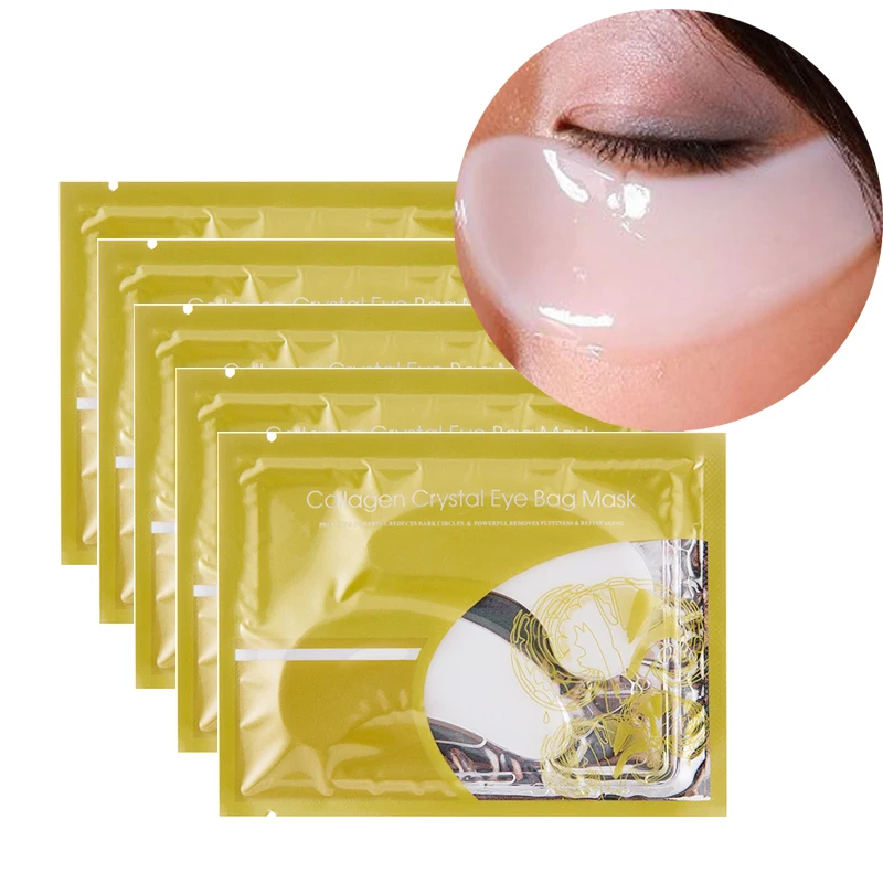 

Putimi 10pair=20pcs Collagen Eye Masks Face Care Mask Eye Patches Under the Eyes Pads Anti-Aging Remove Dark Circles Sleep Mask
