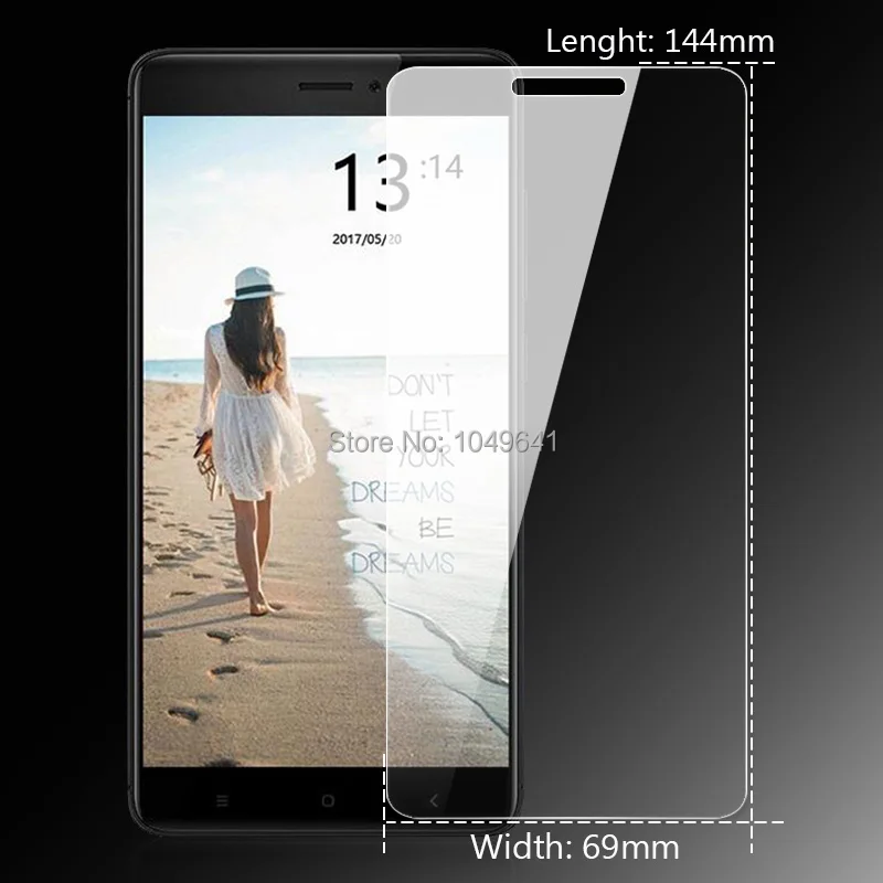 KXM1202_3_9H 2.5D Explosion proof LCD Tempered Glass Film for Xiaomi Redmi Note 4X 5.5 inch (1)