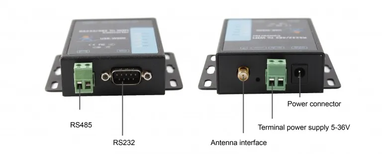 Последовательный порт RS485 RS232 к wifi конвертер устройство сервера USR-W600 функция часы собака(замена USR-wifi 232-604 USR-wifi 232-602