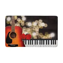 Счастливого Рождества счастливого Нового года и Валентина Любовь Придверный коврик латексная подложка нескользящий, дверной половик ковер 3"(L) x 18"(W