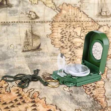 Ручной тип высокоточный Магнитный Карманный компас геологический компас масштаб 0-360 градусов наружный инструмент настройки направления