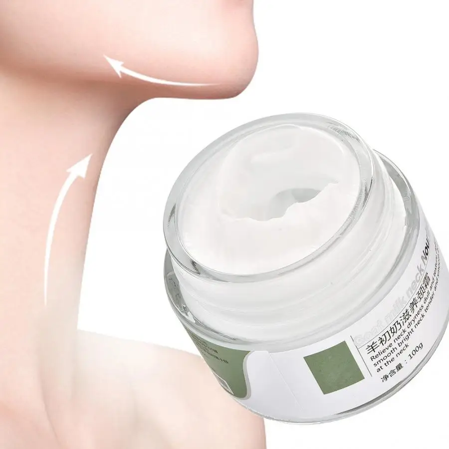 

100g goat colostrum Neck Wrinkles Removal Cream Neck Lifting Essence Anti-Wrinkles Moisturing