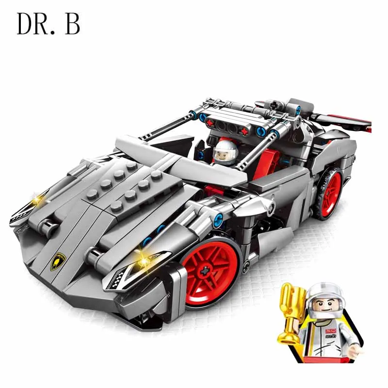 

Compatible Technic Series Super Racing Speed Champion Children's Educational Building Block Bricks Model Toy Gift