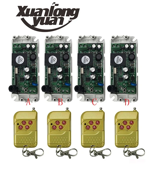 Xuanlongyuan AC85V 110 V 220 250 1CH RF Беспроводной дистанционного Управление реле безопасности