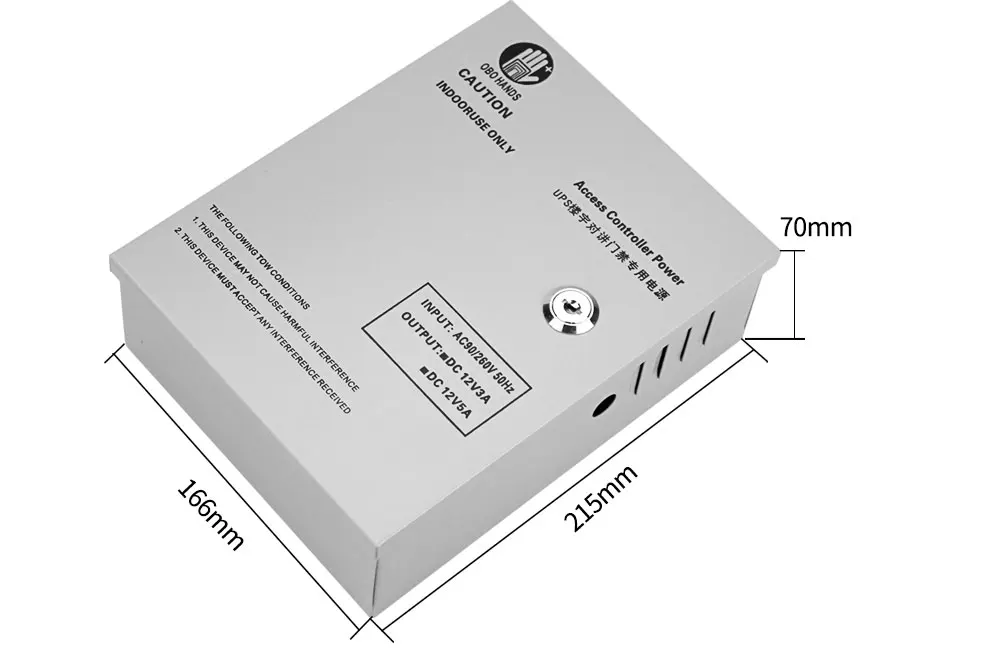 Высокое качество AC90V/260 V 5A источник питания с контролем доступа коробка для всех видов электрического дверного замка с delay-DYX5A времени