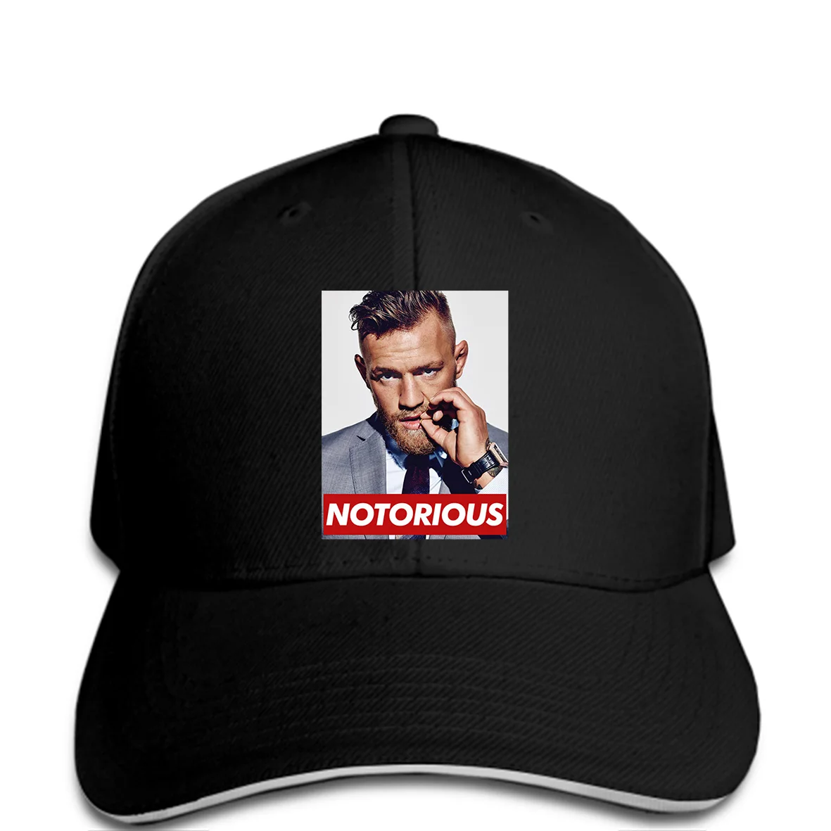 

notorious New 2018 Hot Casual Baseball cap Printing conor mcgregor Hat Black