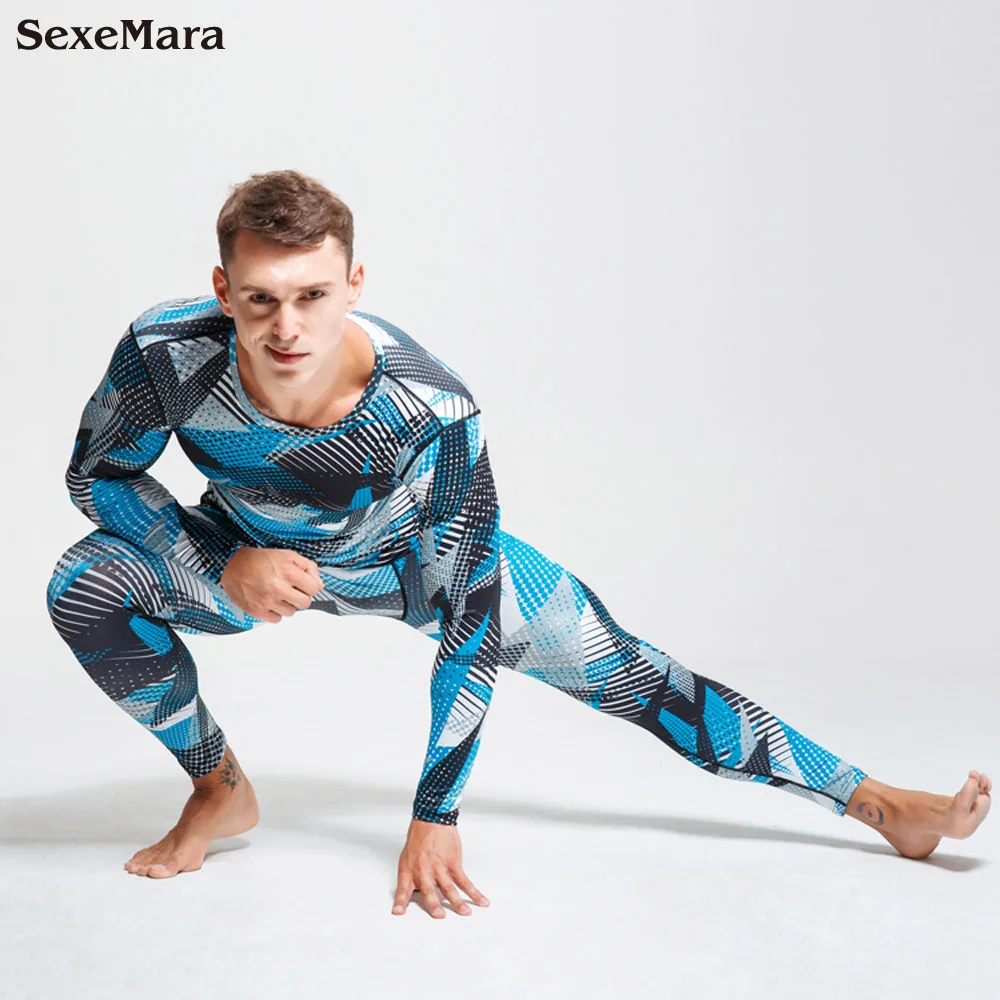 Мужской компрессионный спортивный костюм Rashguard камуфляжные колготки для фитнеса
