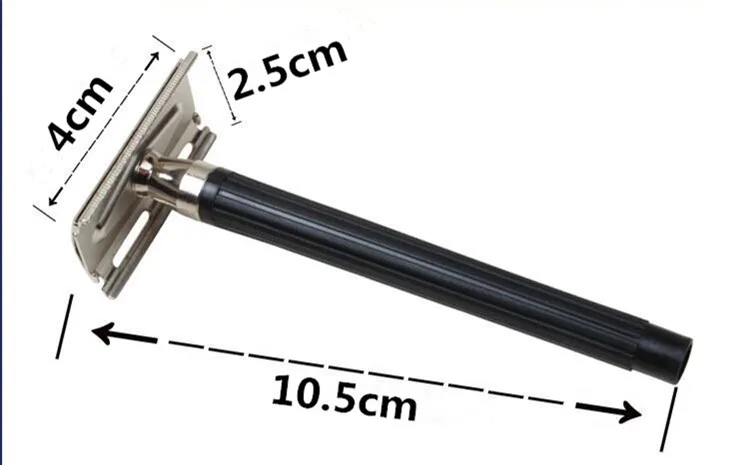 100 комплектов(100 шт. нож+ 100 шт лезвия) Профессиональная старомодная бритва пластиковая ручка уход за лицом классические бритвы