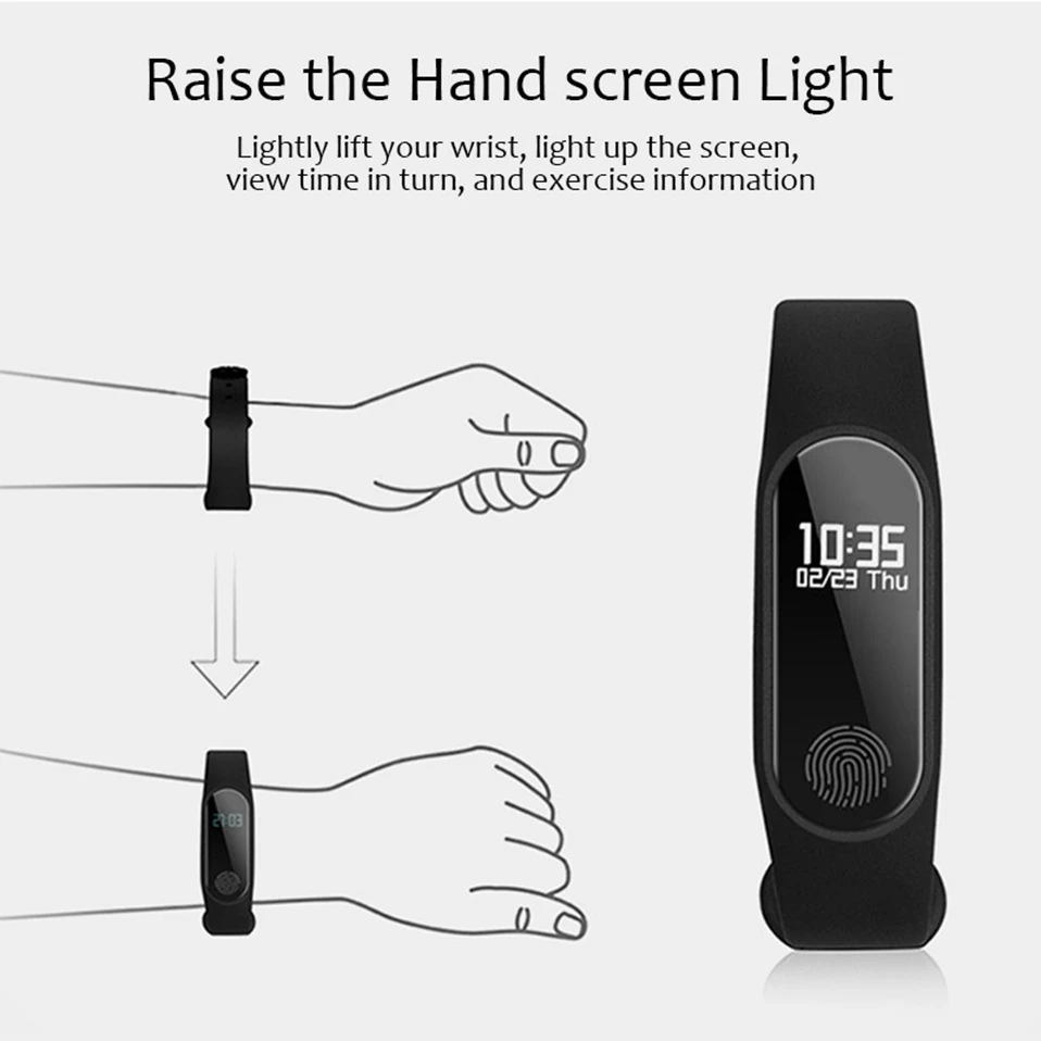 2019 Smart Watch Men Women Android IOS Waterproof Sports Heart Rate Monitor Smart Wairtband M2 SmartWatch Fitness Tracker Watch  (6)