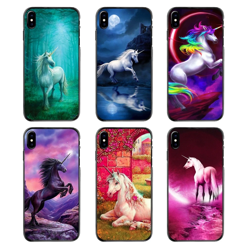 Hard Phone Skin Case For Samsung Galaxy Note 2 3 4 5 S2 S3 S4 S5 MINI S6 S7 edge S9 S8 Plus Rainbow Unicorn Horse Animal pattern |