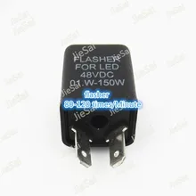 5 компл. DC48V мотоцикл LED Спецсигналы для мотоциклов Включите свет сигналы 2 Pin Flasher реле для Flasher мигалка Индикатор с зуммером