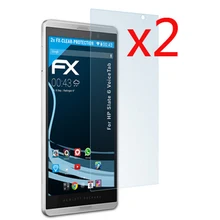 2x прозрачные пленки+ 2x чистая ткань, ЖК-экран протектор пленки Защитная пленка для hp slate 6 Voice Tab " 6 дюймов планшет