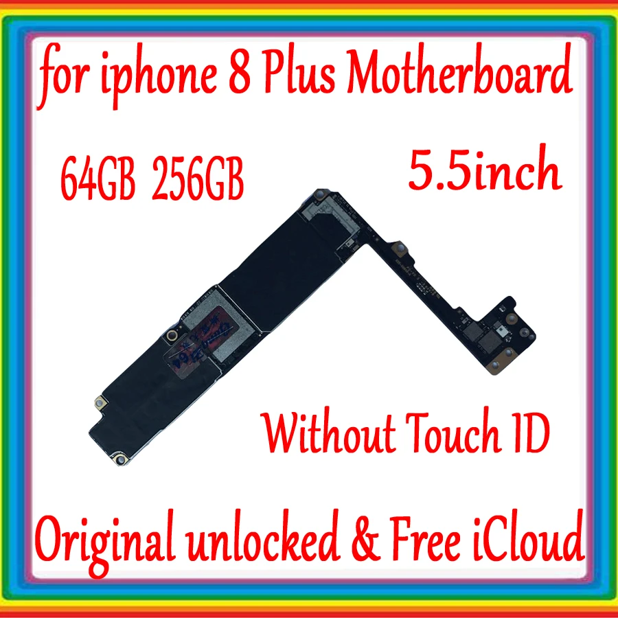 64 Гб 256 ГБ для iphone 8 Plus 5 дюймов материнская плата с/без сенсорного ID оригинальная