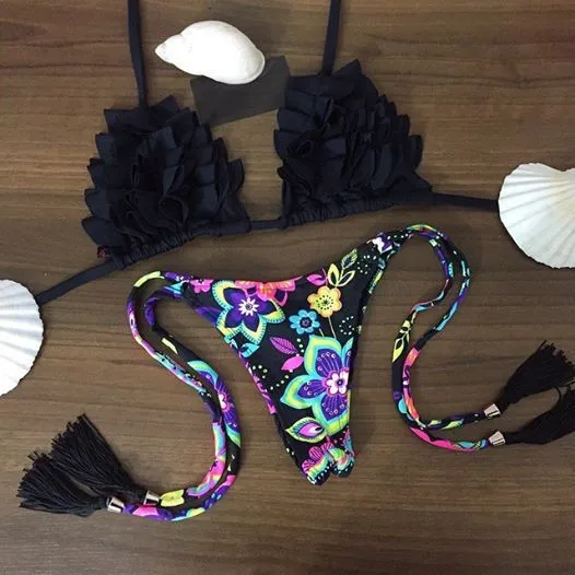 NEW Brazilian Bikini Set Sexy Push Up Swimwear Women's Swimsuit Bathing Suits Swimming Suit For Women Maillot De Bain E045 13