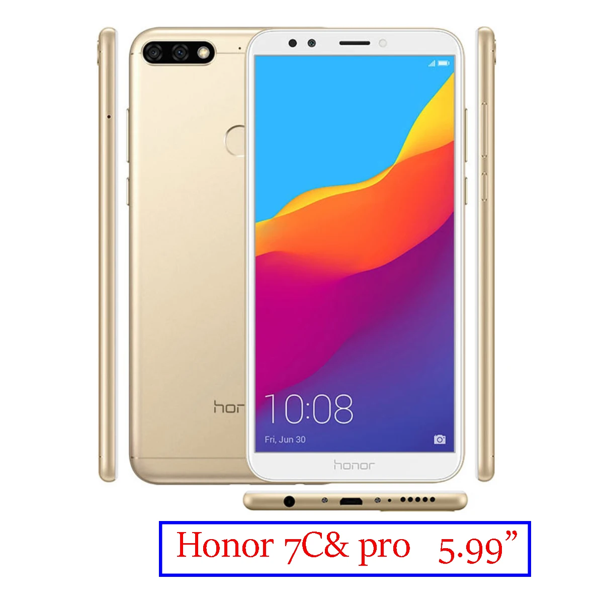 2 шт Динамик Приемник для huawei honor 7 lite 7i 7A 7C 7S 7X honor 8 pro 8X Max 8C honor 9 lite - Цвет: Honor7C and pro 5.99