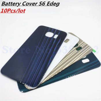 

10Pcs/lot Replacement For Samsung Galaxy S6 Edge G925 G925F G925H Back Battery Cover Door Rear Glass Housing Case