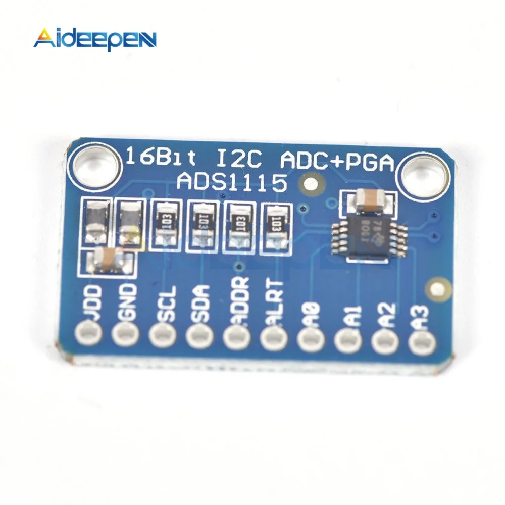 16 бит I2C ADS1115 модуль АЦП 4 канальный DVR с Pro усилитель мощности для Arduino RPI 4-CH