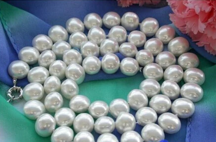 

song voge gem nanJ0640 WHITE EGG SOUTH SEA SHELL PEARL NECKLACE