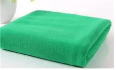 Модное однотонное детское спортивное полотенце с сумкой 70x140 см большого размера из микрофибры тоалха-де-кибер для плавания путешествия тренажерный зал полотенце - Цвет: green